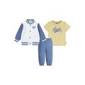 Levi's Baby Boys Prep Bomber ,Tee, & Jogger - Blue, Blue, Size 3 Months