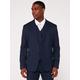 Very Man Check Suit Jacket - Navy, Navy, Size 44, Men