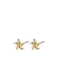 Pilgrim Oakley Starfish Earrings Gold-Plated