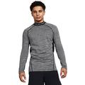 UNDER ARMOUR Men's Training ColdGear® Armour Twist Mock Neck Long Sleeve - Grey, Grey, Size 2Xl, Men