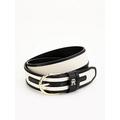 Tommy Hilfiger Canvas Monochrome Belt - Beige/Black