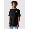 THE NORTH FACE Womens Short Sleeve Oversize Simple Dome Tee - Black, Black, Size S, Women