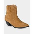 Joe Browns Suede Western Ankle Boots - Brown, Brown, Size 5, Women