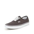 Vans Mens Authentic Trainers - Grey/White, Grey/White, Size 3, Men