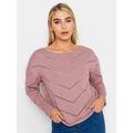 M&Co Pale Pink Knit Jumper, Pink, Size 10-12, Women