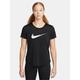 Nike Womens Running One Drifit T-shirt - Black, Black, Size S, Women