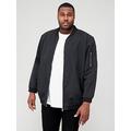 Jack & Jones Plus Bomber Jacket - Black, Black, Size 2Xl, Men