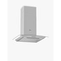 Neff D64ABC0N0B Chimney Cooker Hood, Stainless Steel/Glass