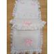 Babys Pram Cosytoes Footmuff With 2 Large Bows Colour White/Pink