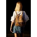 Suede Backpack For Women, Handmade Leather Laptop Backpack, Hipster Brown Everyday Backpack Her
