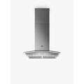 AEG DTB3953M 90cm Chimney Cooker Hood, Stainless Steel/Glass