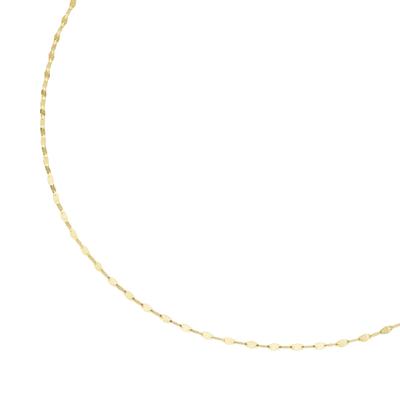 Goldkette LUIGI MERANO "fantasieförmig mit diamantierten Gliedern, Gold 375" Gr. 45, gold, Halsketten, Damen, 45cm, Gelbgold 375 Image