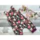 Cherry Blossom Baby Dungarees, Sakura Romper, Girl Clothes, Toddler Shower Gift Idea