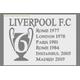 Liverpool Mylar Plastic Stencil in A3/A4/A5 Sheet Sizes Thicker 190 Micron Reusable Painting Airbrush Decor Wall Art Craft