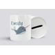 Personalised Ceramic Narwhal Money Box, Piggy Bank, Coin Bank