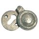 Handforged Iron Traditional Pewter Door Keyhole Escutcheons Lock Cover | Covered Escutcheon