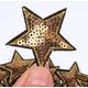 10Pcs/Lot Sequined Star Patch Glitter Stars Stickers Diy Fabric Appliques Embroidered Iron On Coats Jeans Pants Badge Accessory