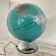30cm Diameter Turquoise Oceans Illuminated Globe With Sturdy Metal Base | Interactive Study Globes Of Earth Globe For Children & Adults