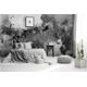 Black & White Paint in Water Wallpaper, Art | Self-Adhesive, Removable, Peel & Stick Wall Mural