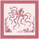 Octopus Stencil | Wall Art Reusable Stencils For Painting Seaweed Kids Room Decor Mylar Plastic