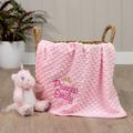 Personalised Princess Baby Blanket, Royal Baby, Crown Design, Soft & Fluffy