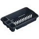 Hardys Medium Plastic Kitchen Plastic Dish Drainer Rack Draining Board Cutlery Holder