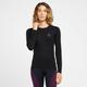 Odlo Women's Active X-Warm Eco Crew Baselayer - Black, Black