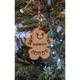 Gingerbread girl hanging Christmas decoration