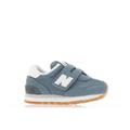 New Balance Boys Boy's 515 Hook and Loop Trainers in Grey Suede - Size UK 2.5 Infant