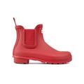 Hunter Womens Original Chelsea Boots - Red - Size UK 4