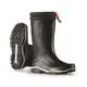 Dunlop Blizzard Black Mens Warm Fleece Tie Top Wellington Wellie Boots - Size UK 10