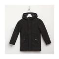 Jack & Jones Boys Boy's Junior Fun Parka Jacket in Black - Size 7-8Y