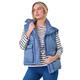 Roman Womens Pocket Detail Quilted Gilet - Blue - Size 20 UK