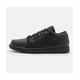 Nike Air Jordan 1 Low Mens Trainers in Black/Black/White Leather - Size UK 6