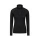 Mountain Warehouse Womens/Ladies Merino Wool Zip Neck Thermal Top (Black) - Size 16 UK