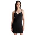 Calvin Klein Womens 000QS7005E Intrinsic Chemise - Black Silk - Size 8 UK