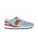 Saucony Originals Mens Shadow Original Trainers in Grey red Mesh - Size UK 10.5