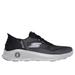 Skechers Men's Slip-ins: GO WALK Anywhere - Worldwide Sneaker | Size 8.0 | Black/Gray | Textile/Synthetic | Machine Washable | Arch Fit | Hyper Burst
