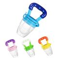 Baby Pacifiers Teethers Nipple Fruit Food Mordedor Silicona Bebe Silicone Teethe Safety Feeder Bite Foods Orthodontic Nipples Teether ZYY395