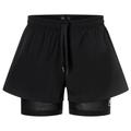 super.natural - Women's Double Layer Shorts - Shorts size 38 - M, black