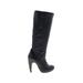 Dolce Vita Boots: Black Print Shoes - Women's Size 6 1/2 - Almond Toe