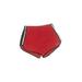 Nike Athletic Shorts: Red Solid Activewear - Women's Size Small