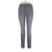 Simply Vera Vera Wang Jeggings - High Rise: Gray Bottoms - Women's Size 12 - Medium Wash