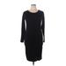 Lularoe Casual Dress - Sheath: Black Solid Dresses - Women's Size X-Large