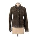 Eddie Bauer Jacket: Short Brown Print Jackets & Outerwear - Women's Size X-Small