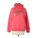 Nike Pullover Hoodie: Red Print Tops - Women's Size Medium