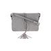 Street Level Crossbody Bag: Pebbled Gray Print Bags