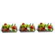 Vaguelly 3pcs Kettle Toy Toys Tableware Toy Small Kettle Puzzle Child