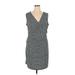 Worthington Casual Dress - Sheath: Gray Checkered/Gingham Dresses - Women's Size X-Large