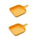 Alipis 2pcs Casserole Ceramic Griddle Ceramic Bread Loaf Pan White Porcelain Nordic Loaf Pan Porcelain Baking Dish Ceramic Loaf Pan Square Cupcake Pans Tableware Micro-Wave Oven